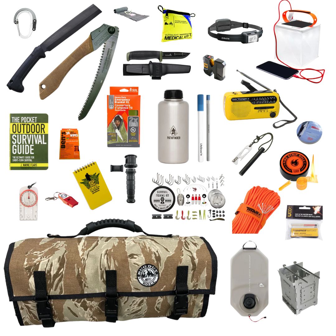 Fully Loaded Bug Out Roll – Emergency Survival Kit (CP Edition)