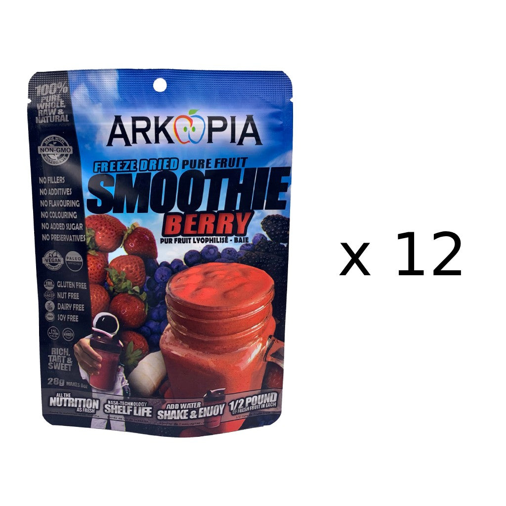 Arkopia berry Smoothie Pouch with Long-Term Storage Benefits