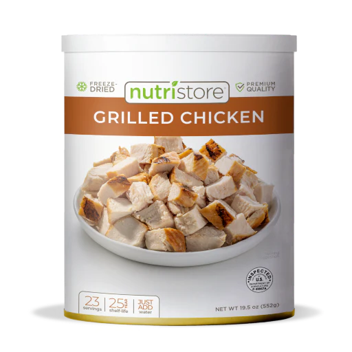Nutristore Freeze Dried Grilled Chicken #10 Can – Canadian Preparedness