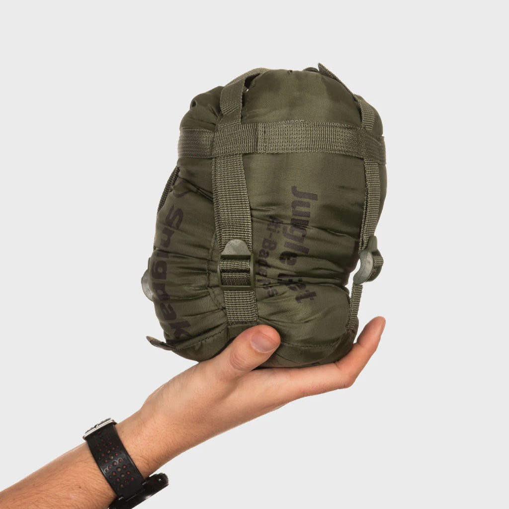 Snugpak Jungle Blanket fully compact in packaging