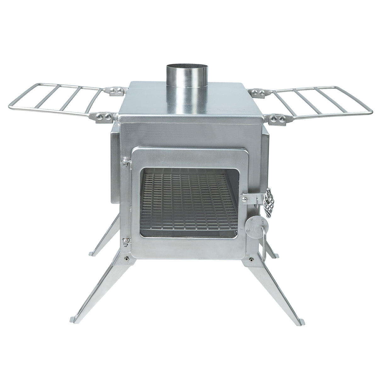 front of Winnerwell Nomad Double View Plus External Air Stove