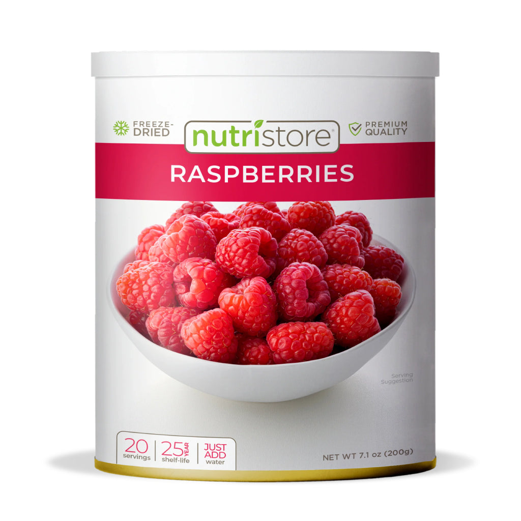 Nutristore Freeze Dried Raspberries - #10 Can – Canadian Preparedness
