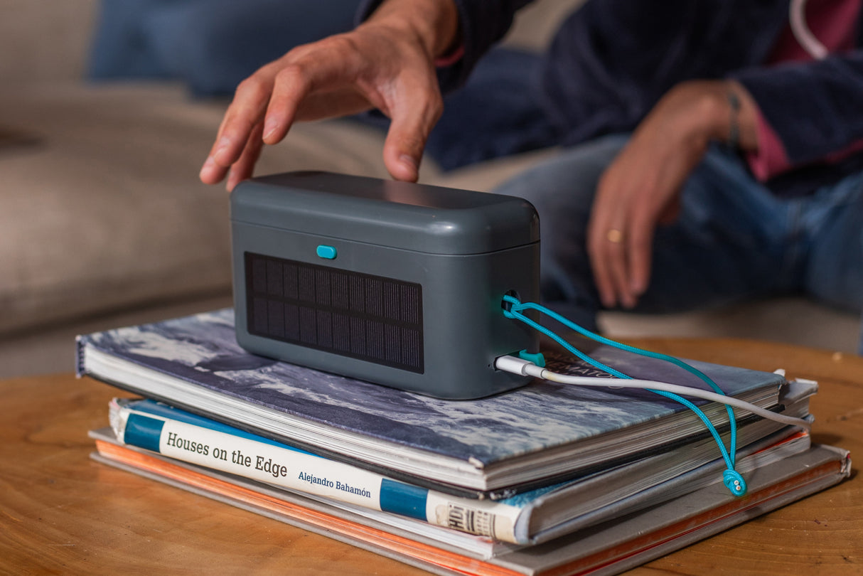 BioLite Site Lights in storage case for easy transport