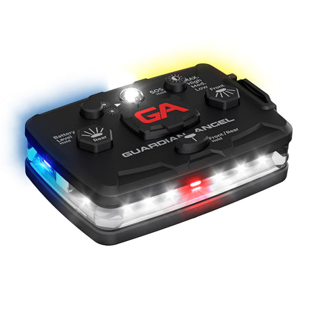 Guardian Angel Elite Series Personal Safety Light Bar (White/ Blue Yellow)