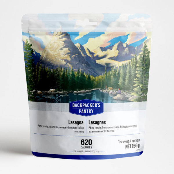 Freeze Dried Vegetarian Lasagna Pouch