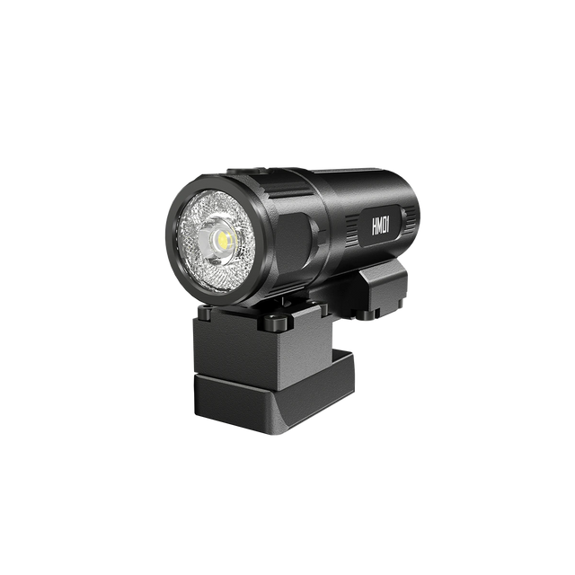 Side profile of Nitecore HM01 showcasing its compact design