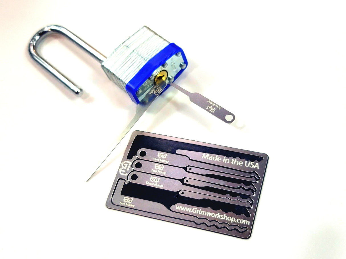 Grim Workshop Survival Key Card Lock Rake Pick Set