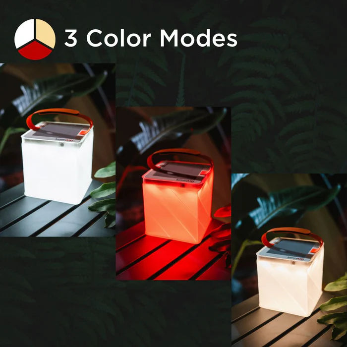 LuminAID SURVIVOR showing 3 colour modes