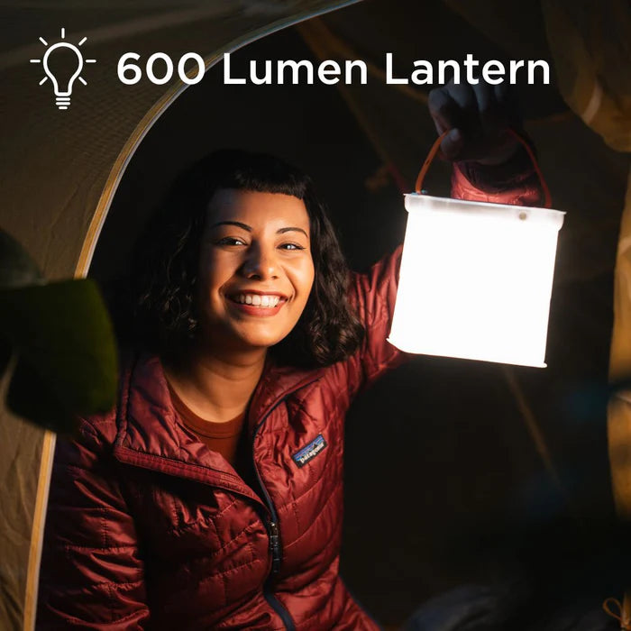 LuminAID SURVIVOR showing 600 lumen lantern