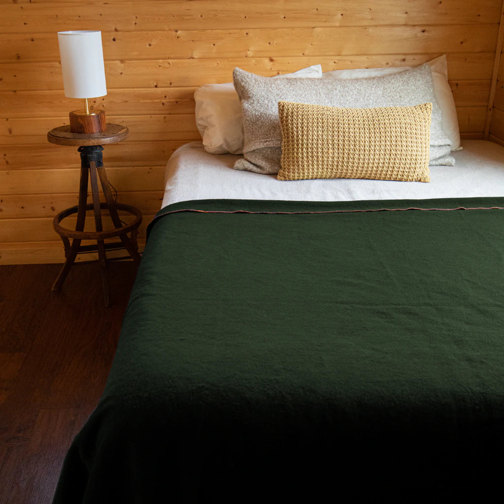 Military Wool Blanket | Heavy-Duty 80% Wool (64" x 88")