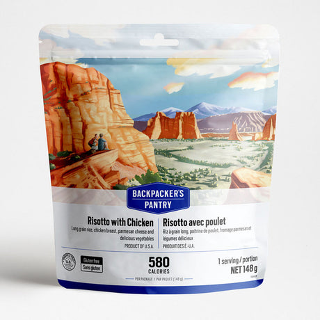 Backpacker's Pantry Freeze Dried Risotto with Chicken pouch