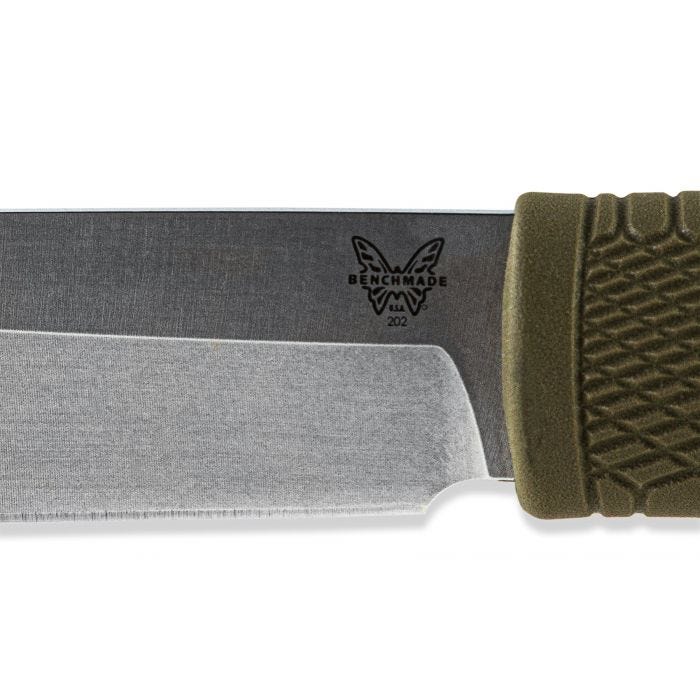Benchmade Leuku 202 | Santoprene‑Handle Bushcraft Knife