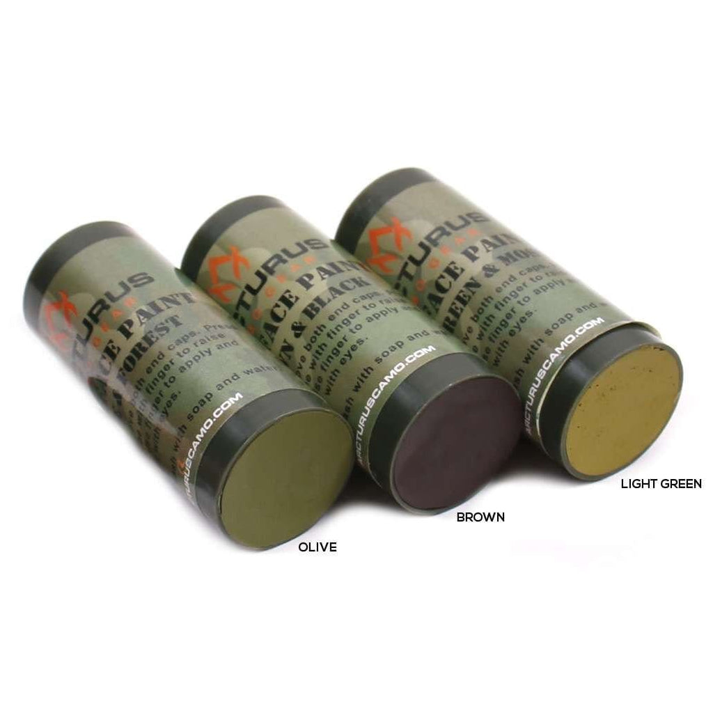 camo face paint sticks in 3 colors
