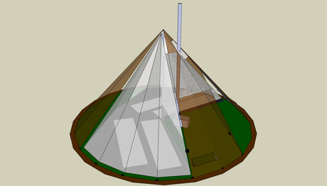 NorTent Lavvo 6 - INNER TENT LINER