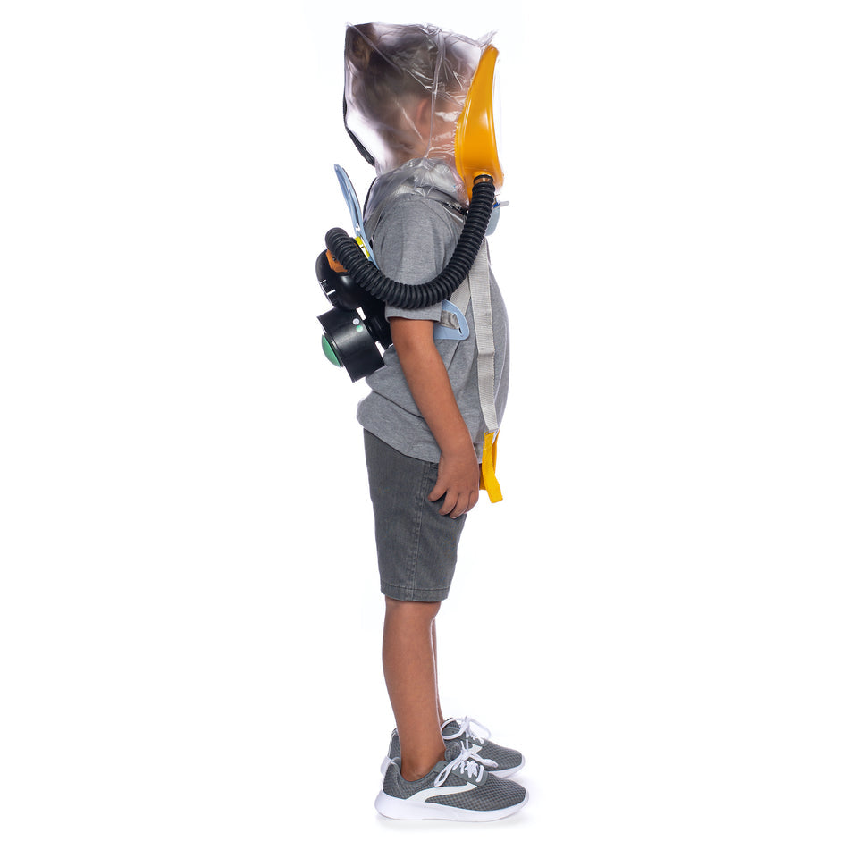 MIRA Safety CM-3M Child/Infant Escape Respirator & Gas Mask with PAPR