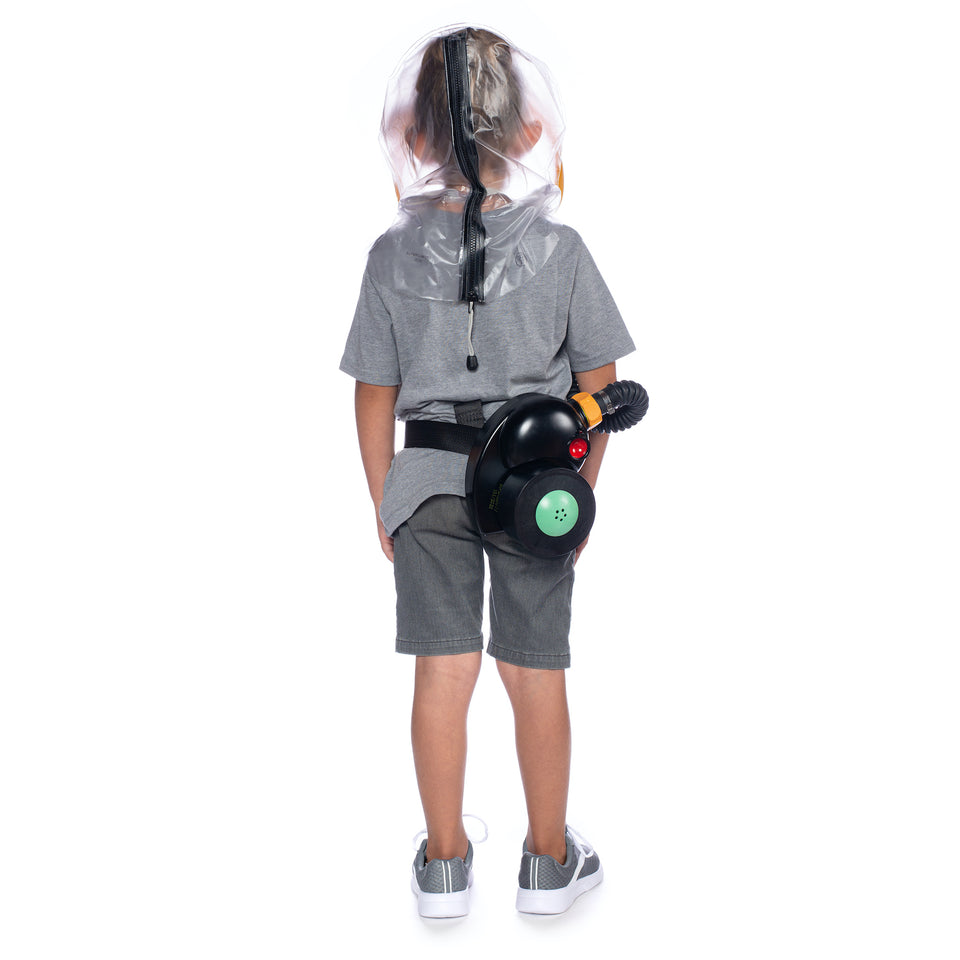 MIRA Safety CM-3M Child/Infant Escape Respirator & Gas Mask with PAPR