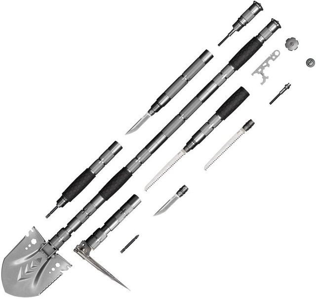 SRM Silver Multi-Purpose Shovel in induvial pieces
