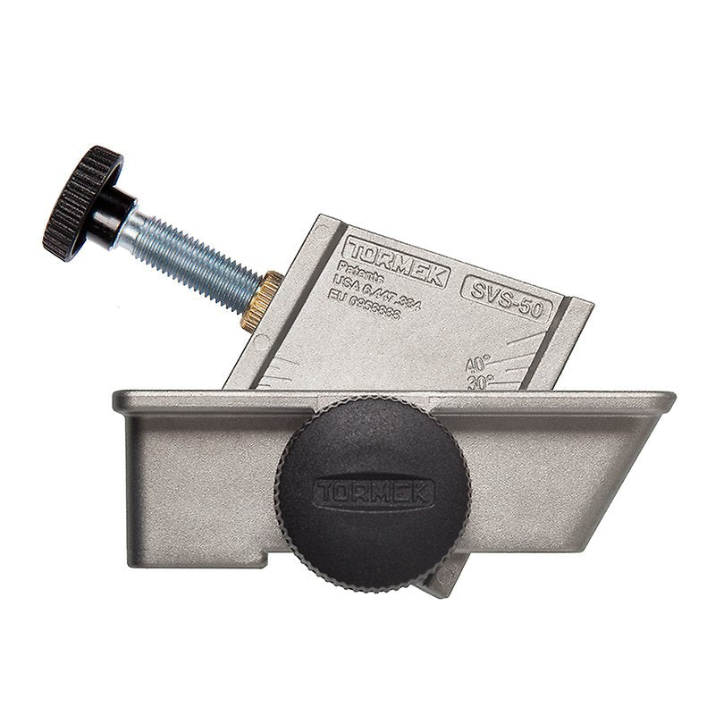 Side of Tormek SVS-50 side of vise