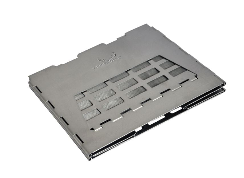 Winnerwell Titanium Backpack Wood Stove folded