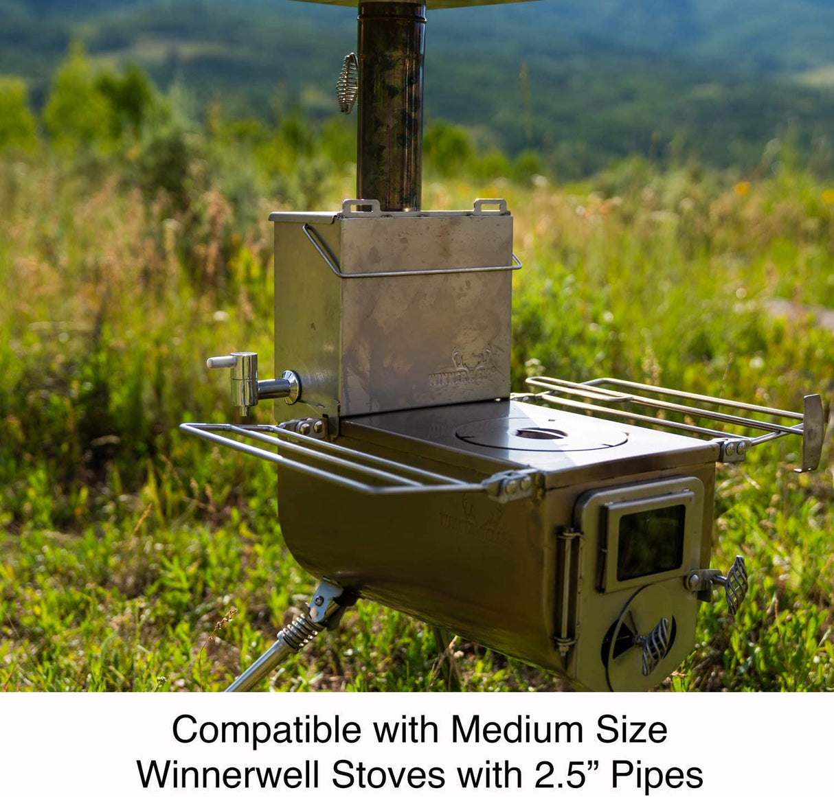 Winnerwell Water Tank for Woodlander in use