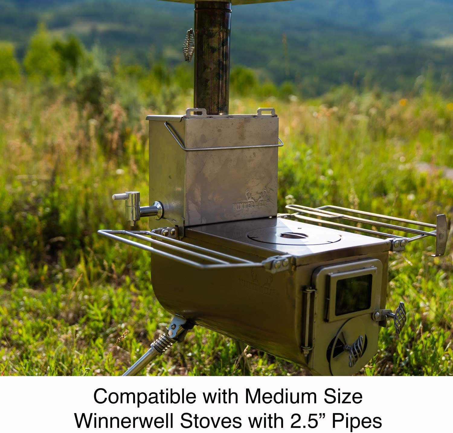 Winnerwell Water Tank for Woodlander in use