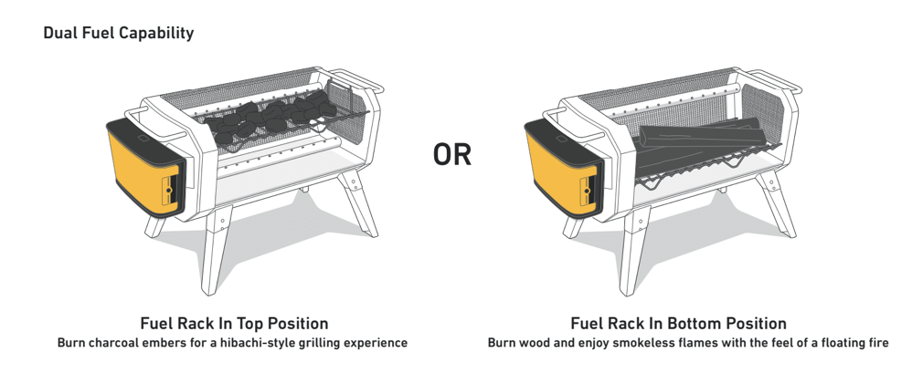 BioLite FirePit+ Smokeless Fire Pit & Portable Grill