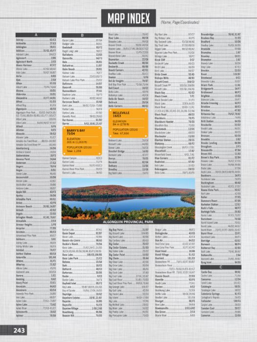 Cottage Country Ontario Backroad Mapbooks- 7th Edition | BRMB