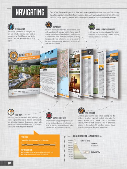 Cottage Country Ontario Backroad Mapbooks- 7th Edition | BRMB