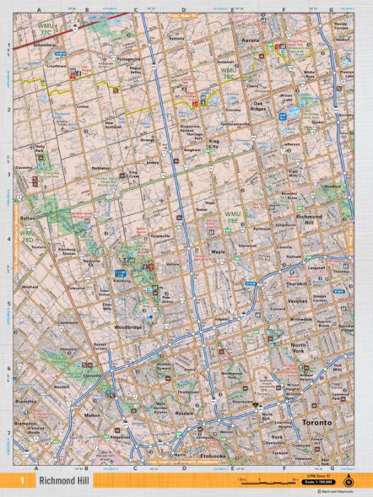 Cottage Country Ontario Backroad Mapbooks- 7th Edition | BRMB