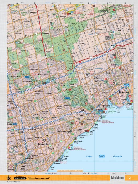 Cottage Country Ontario Backroad Mapbooks- 7th Edition | BRMB