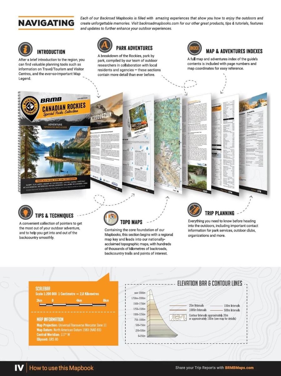 Canadian Rockies Backroad Mapbooks – 4th Edition | BRMB