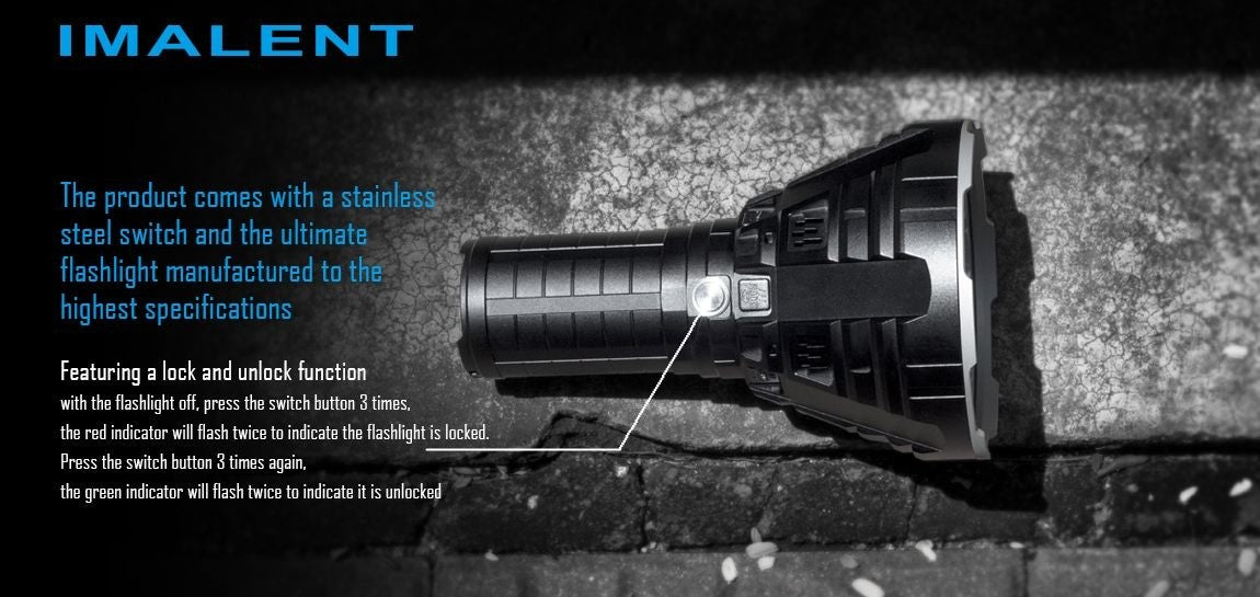 Imalent R90C NIGHT LEADER | MEGA-THROWER | 1 Mile+ Range | 20000 Lumens