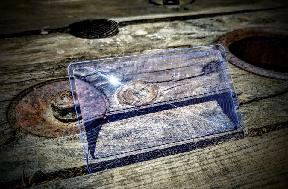 Grim Workshop Survival Fresnel Firestarter Card