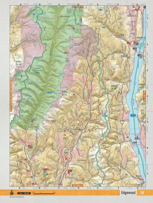 Kootenay Rockies BC Backroad Mapbooks- 8th Edition | BRMB