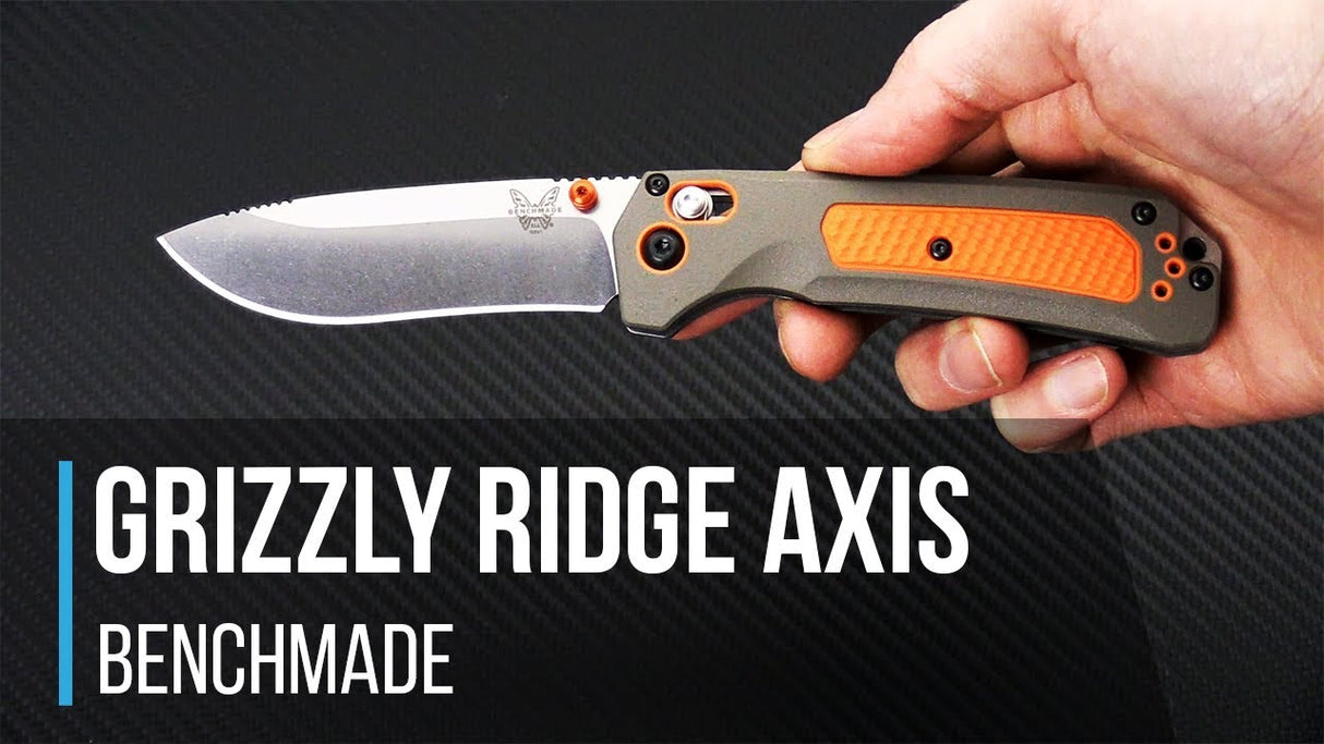 AXIS® lock deployment on the Grizzly Ridge 15061 hunting knife