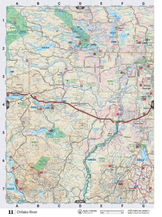 Northern BC Backroad Mapbooks - 7th Edition | BRMB