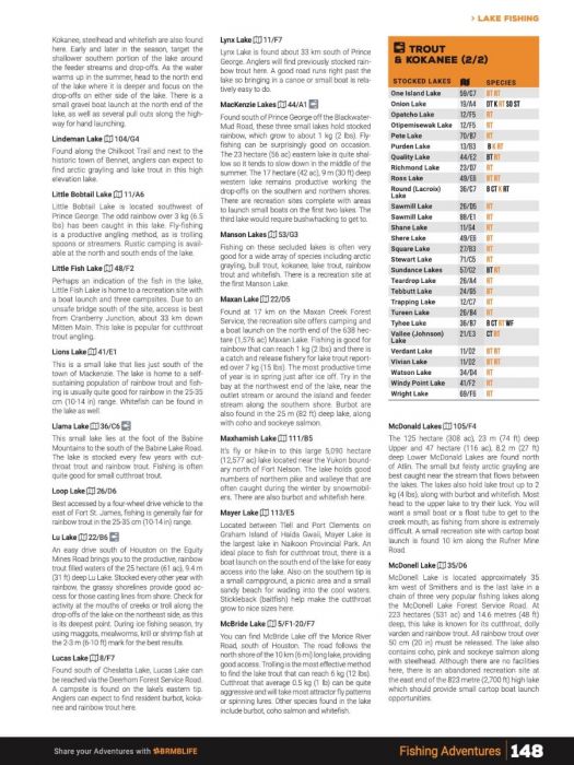 Northern BC Backroad Mapbooks - 7th Edition | BRMB