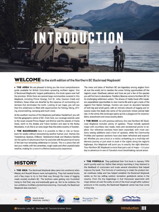 Northern BC Backroad Mapbooks - 7th Edition | BRMB
