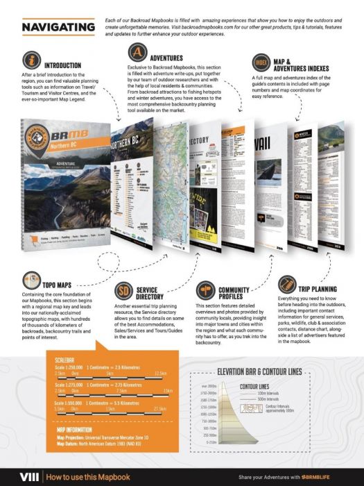 Northern BC Backroad Mapbooks - 7th Edition | BRMB