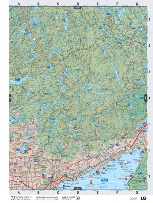 Northwestern Ontario Backroad Mapbook - 5th Edition | BRMB