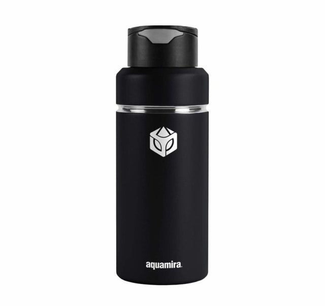 Black Aquamira SHIFT Water Filter Bottle – BPA-Free Hydration Solution