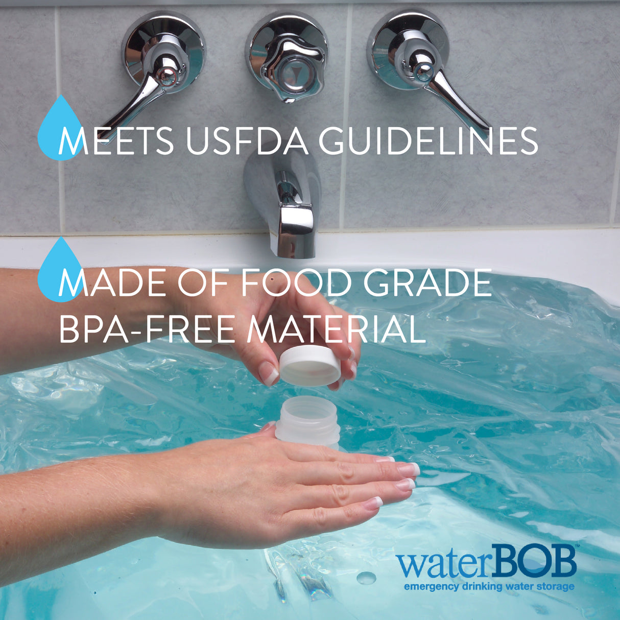 WaterBOB- Emergency Water Storage | FDA Approved