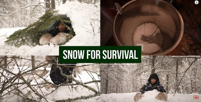 Snow is an effective tool for bushcraft survival––here’s how.