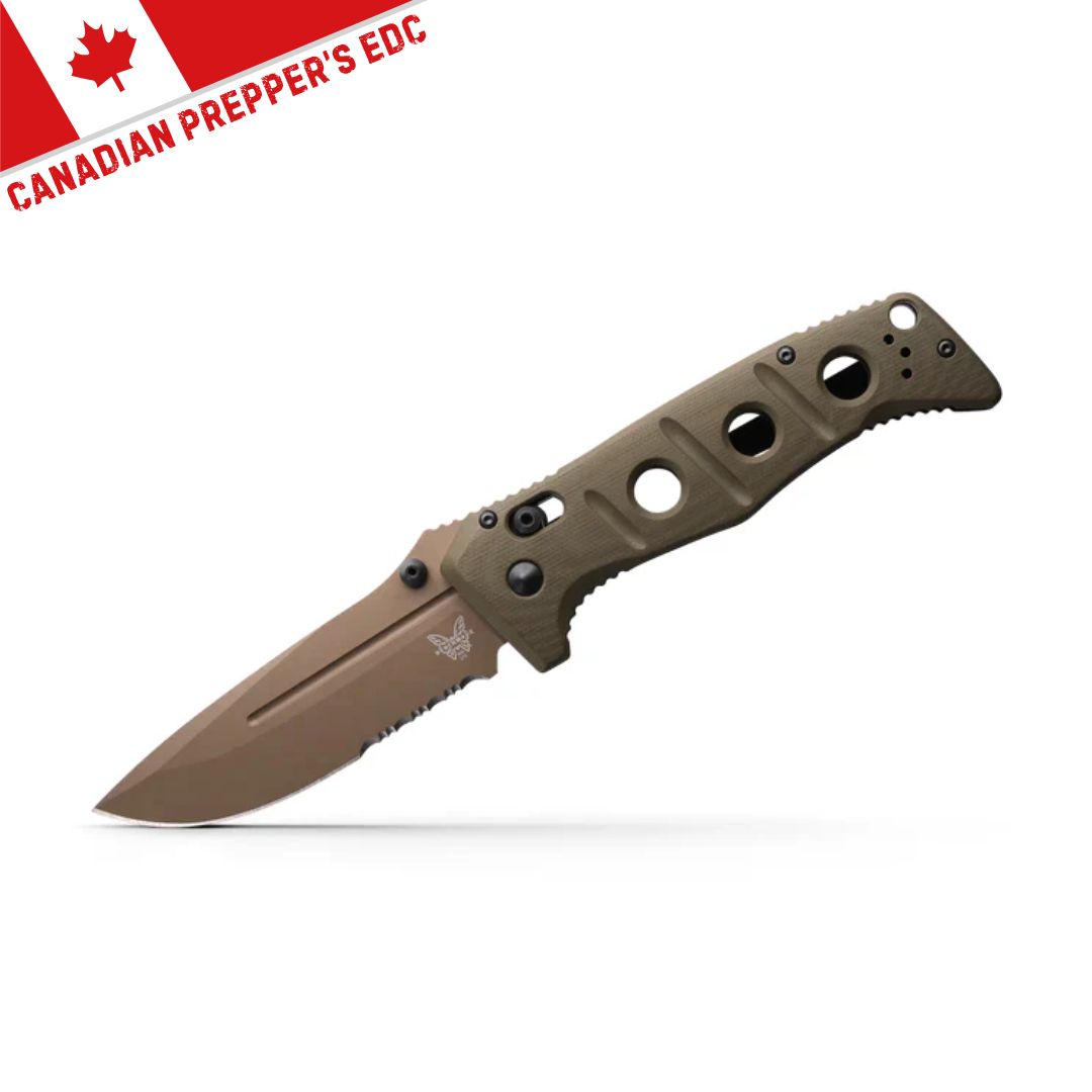 Benchmade Adamas® Tactical Folding Knife | OD Green G10 Handle (275SFE-2)