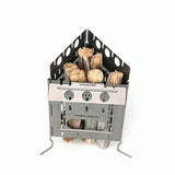 Firebox FREESTYLE Modular Stove | Titanium Single Stove Kit (4 panels)