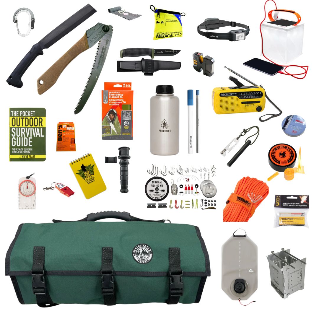 Fully Loaded Bug Out Roll – Emergency Survival Kit (CP Edition)