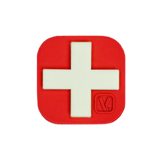 Vanquest Medical Cross 1" x 1" Glow-In-The-Dark Patch