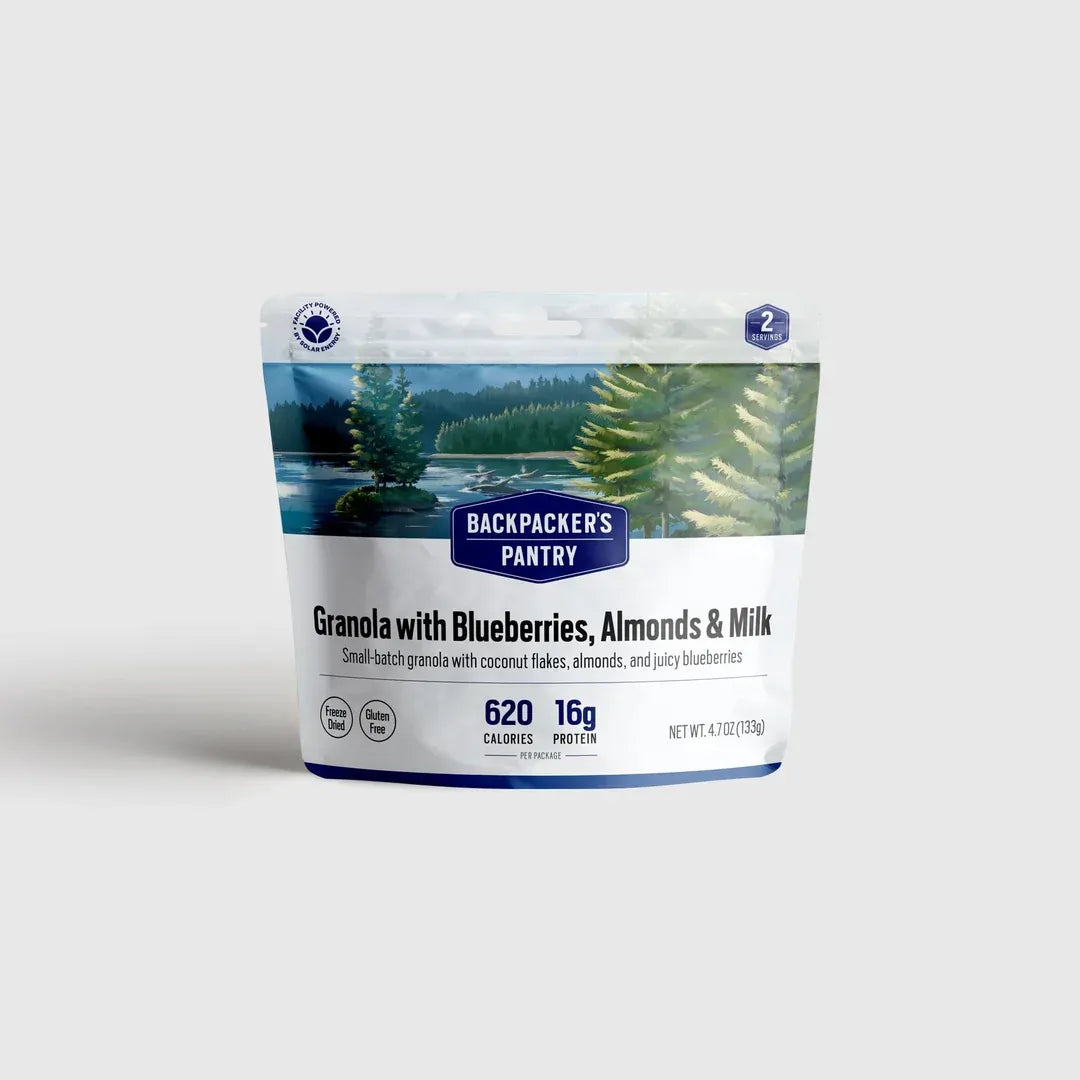 Freeze Dried Granola with Blueberries, Almonds & Milk