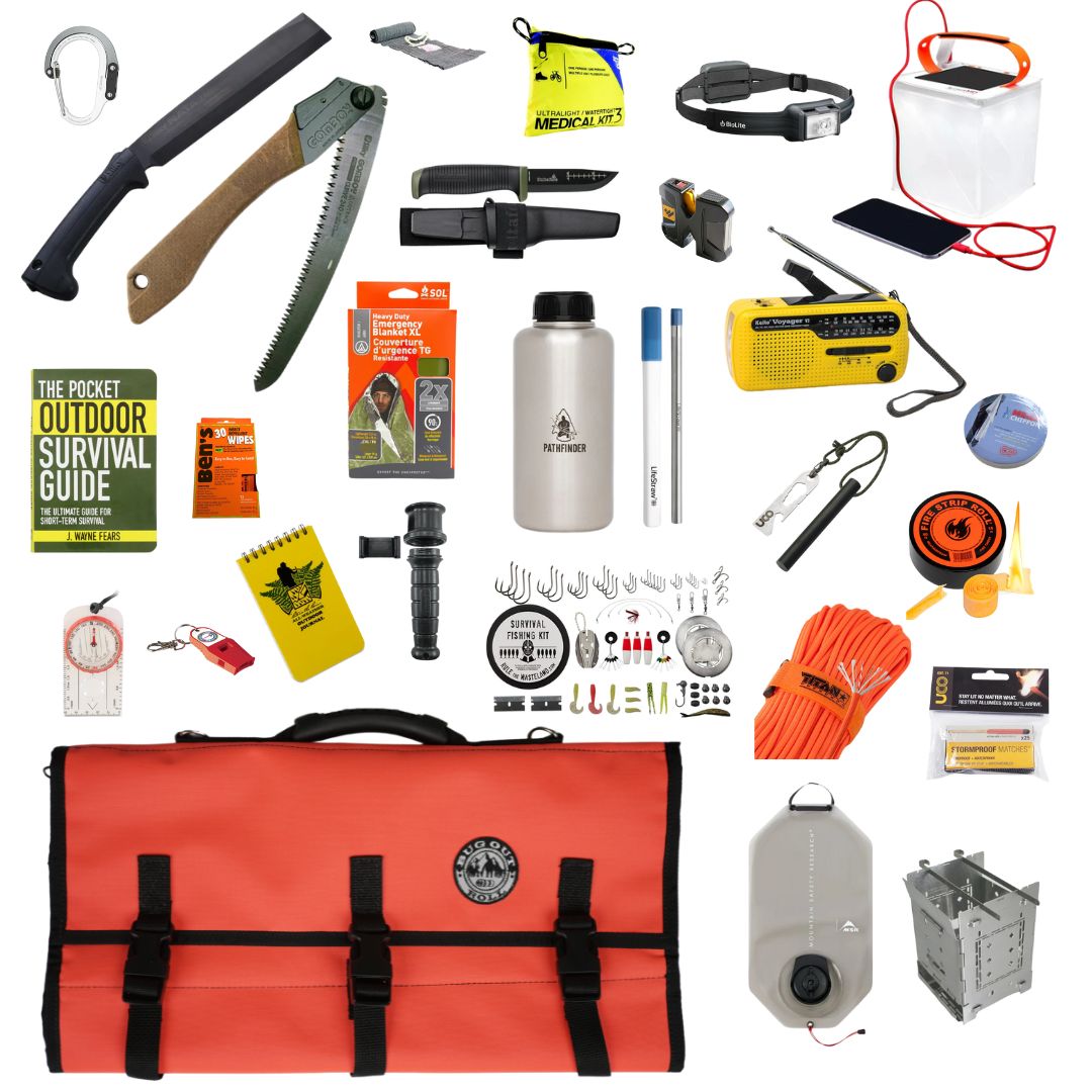 Fully Loaded Bug Out Roll – Emergency Survival Kit (CP Edition)