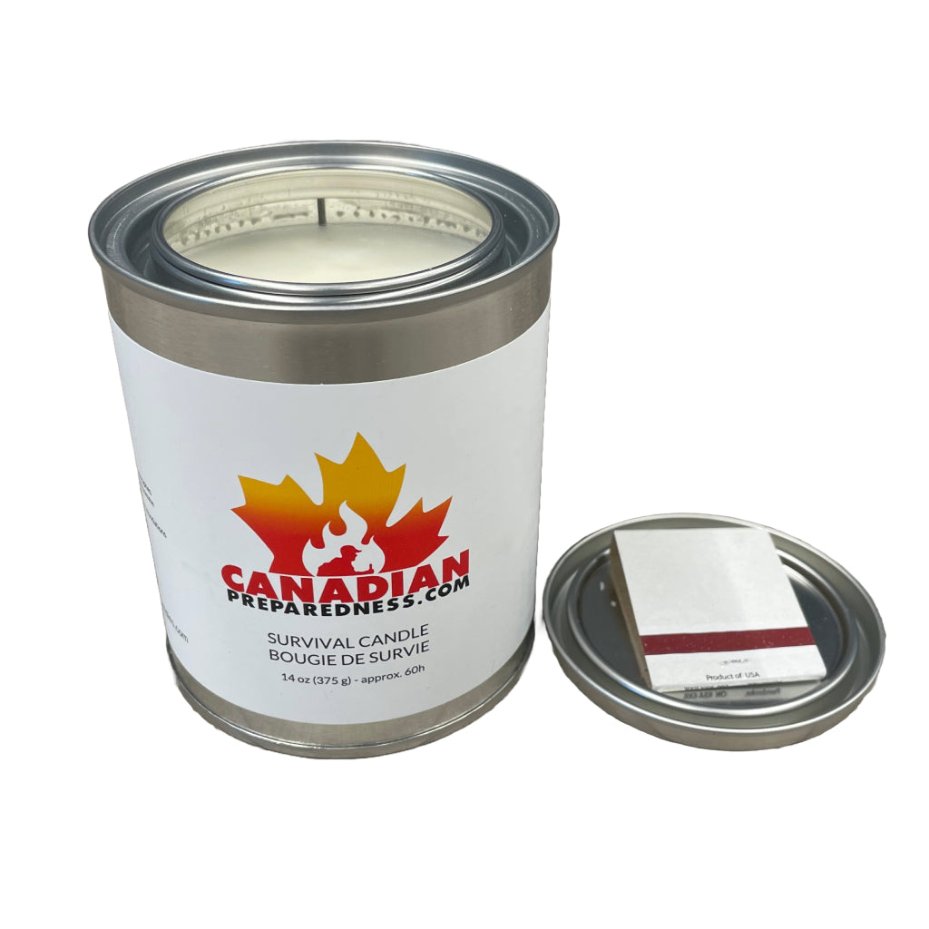 Canadian Preparedness Emergency Survival Candle - 60 Hours